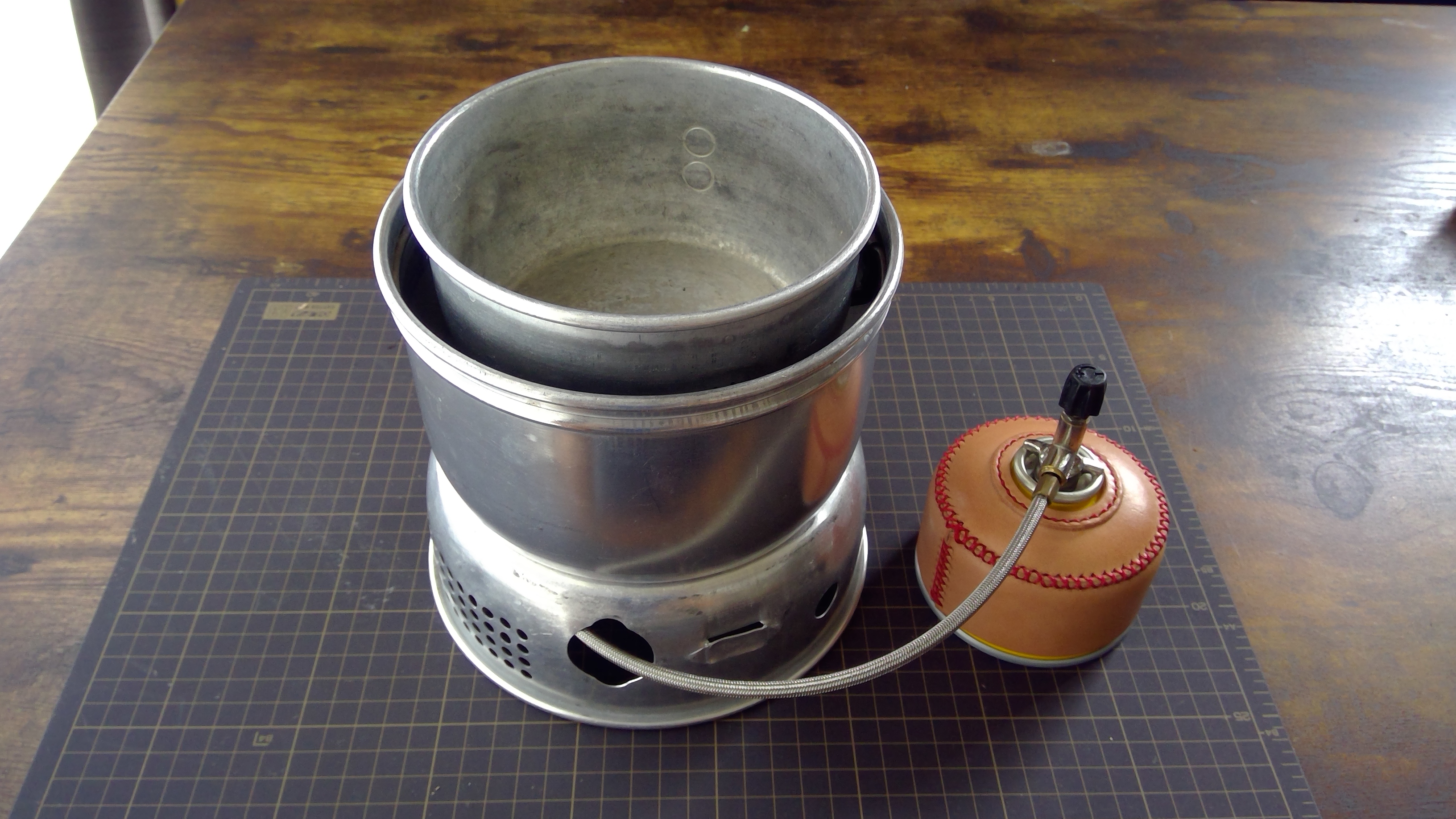 Trangia（トランギア）ストームクッカー用ガスバーナー【新品未使用】 ストームクッカー用純正ガスストーブ：Gas burner GB74 - 播磨の山々